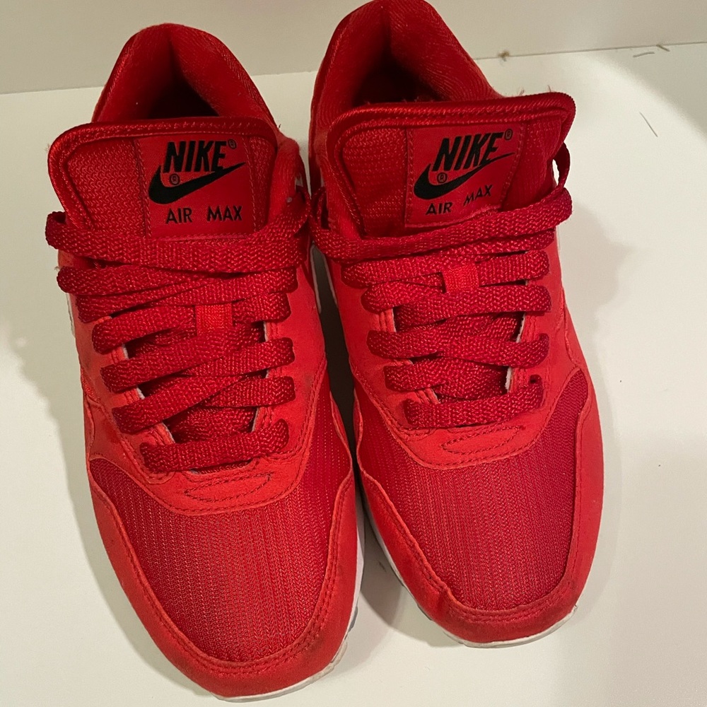 Red and White Nike Air Max By You